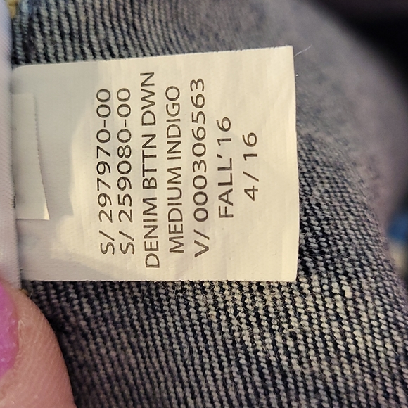 Gap Button Front Jean Skirt Mini Two Front Pockets Size 0 - Picture 9 of 12